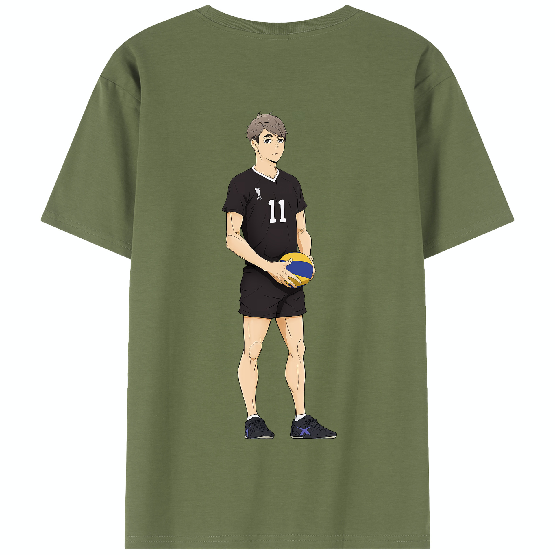 （画像用） ハイキュー!! Haikyu!! 綿100％半袖Tシャツ（背面プリント）